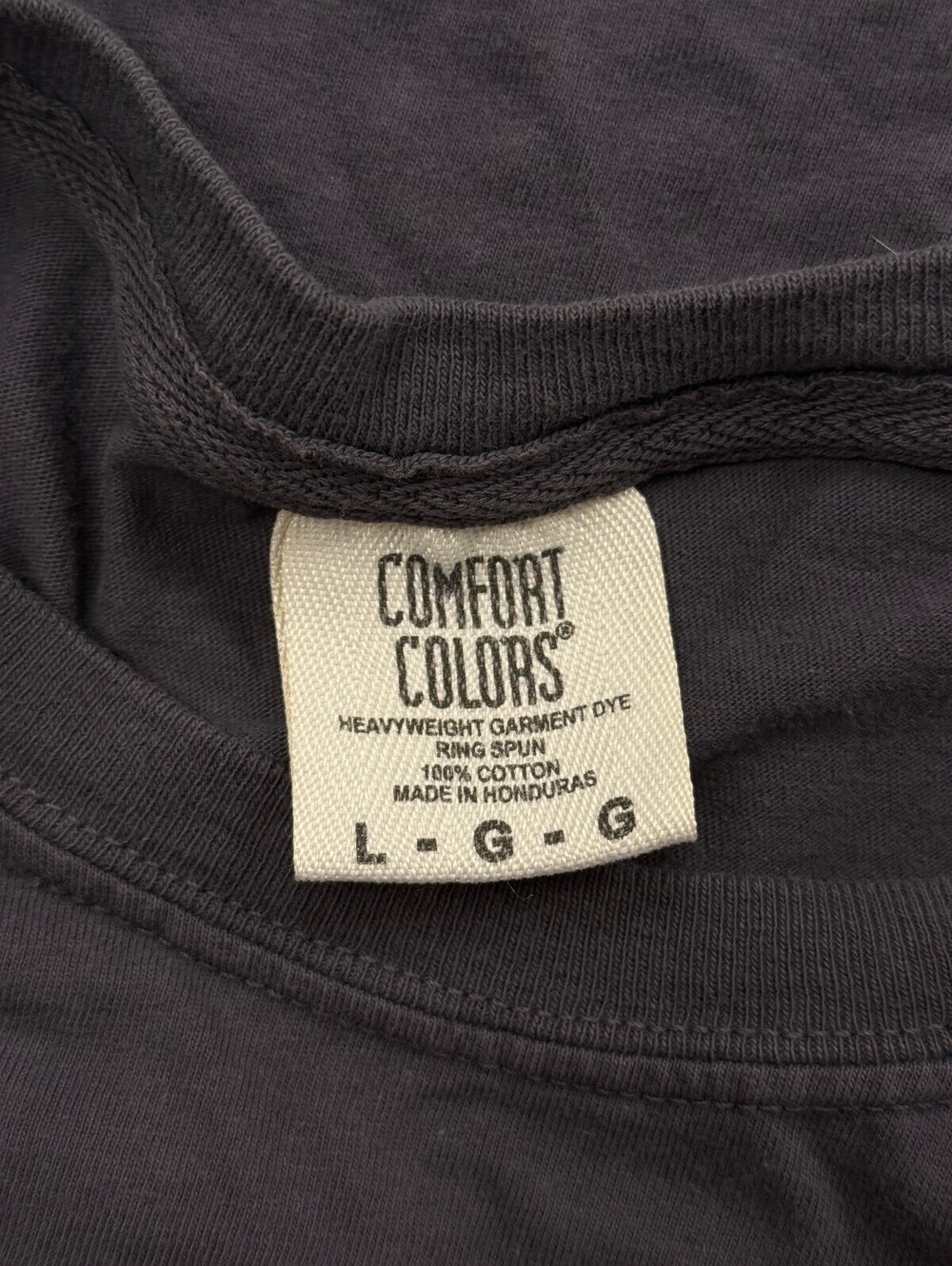 Comfort Colors Graphic Tee Black 90s VTG Streetwear - Mens L - Picture 3 of 4